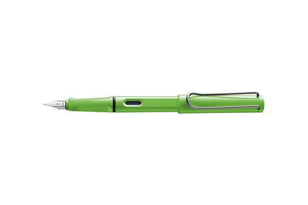 Lamy-Safari Dolma Kalem Metal Klips M Uç Yeşil-Dolma Kalem-1-Milagron.com
