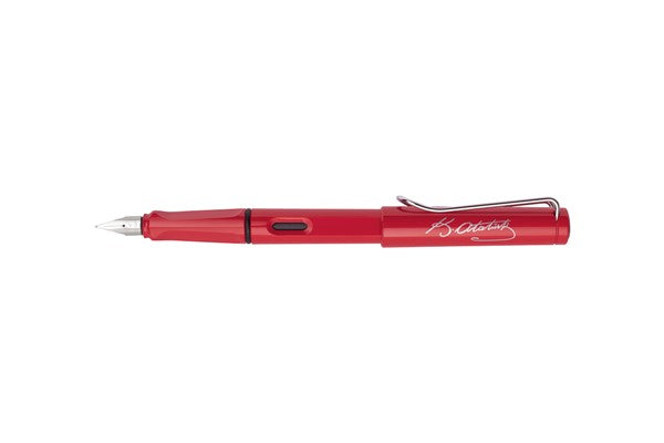 Lamy-Safari Roller Kalem Ataturk İmzalı Kırmızı-Roller Kalem-1-Milagron.com