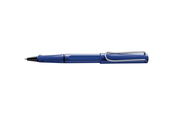 Lamy-Safari Roller Kalem Metal Klips Mavi-Roller Kalem-1-Milagron.com