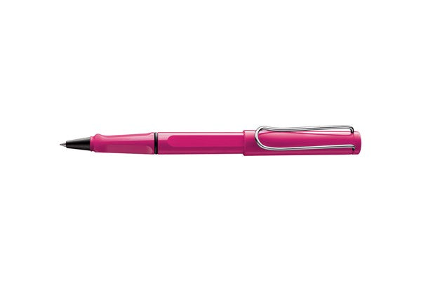 Lamy-Safari Roller Kalem Metal Klips Pembe-Roller Kalem-1-Milagron.com