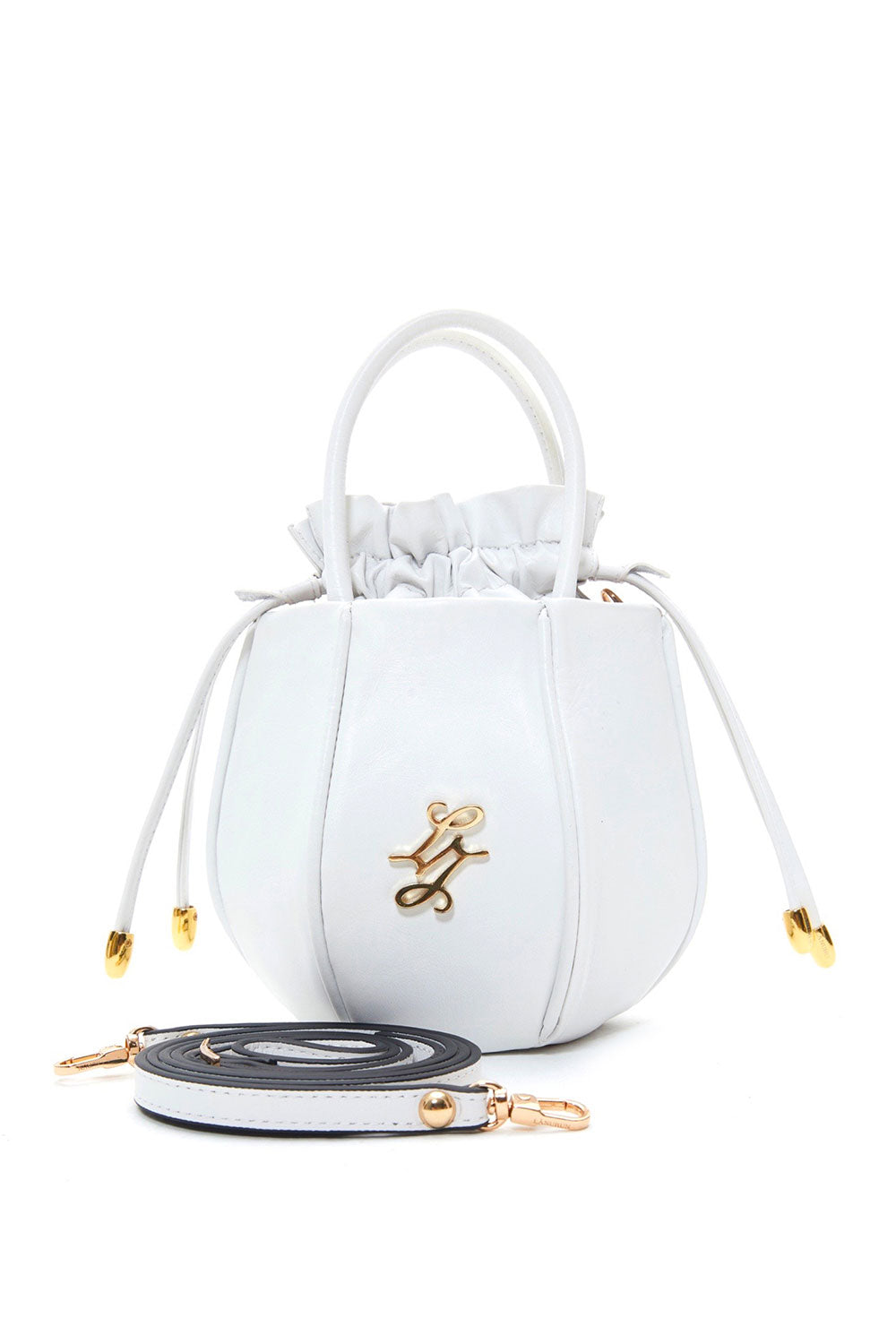 Lanurun-Alin Beyaz Deri Kadın Omuz Çantası-Omuz Çantası-1-Milagron.com