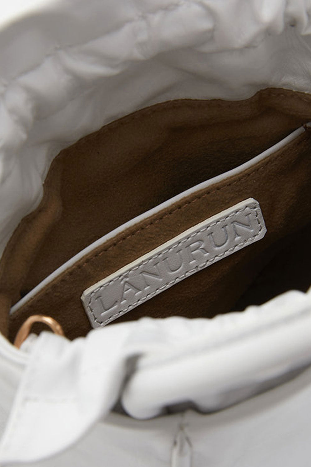 Lanurun-Alin Beyaz Deri Kadın Omuz Çantası-Omuz Çantası-6-Milagron.com