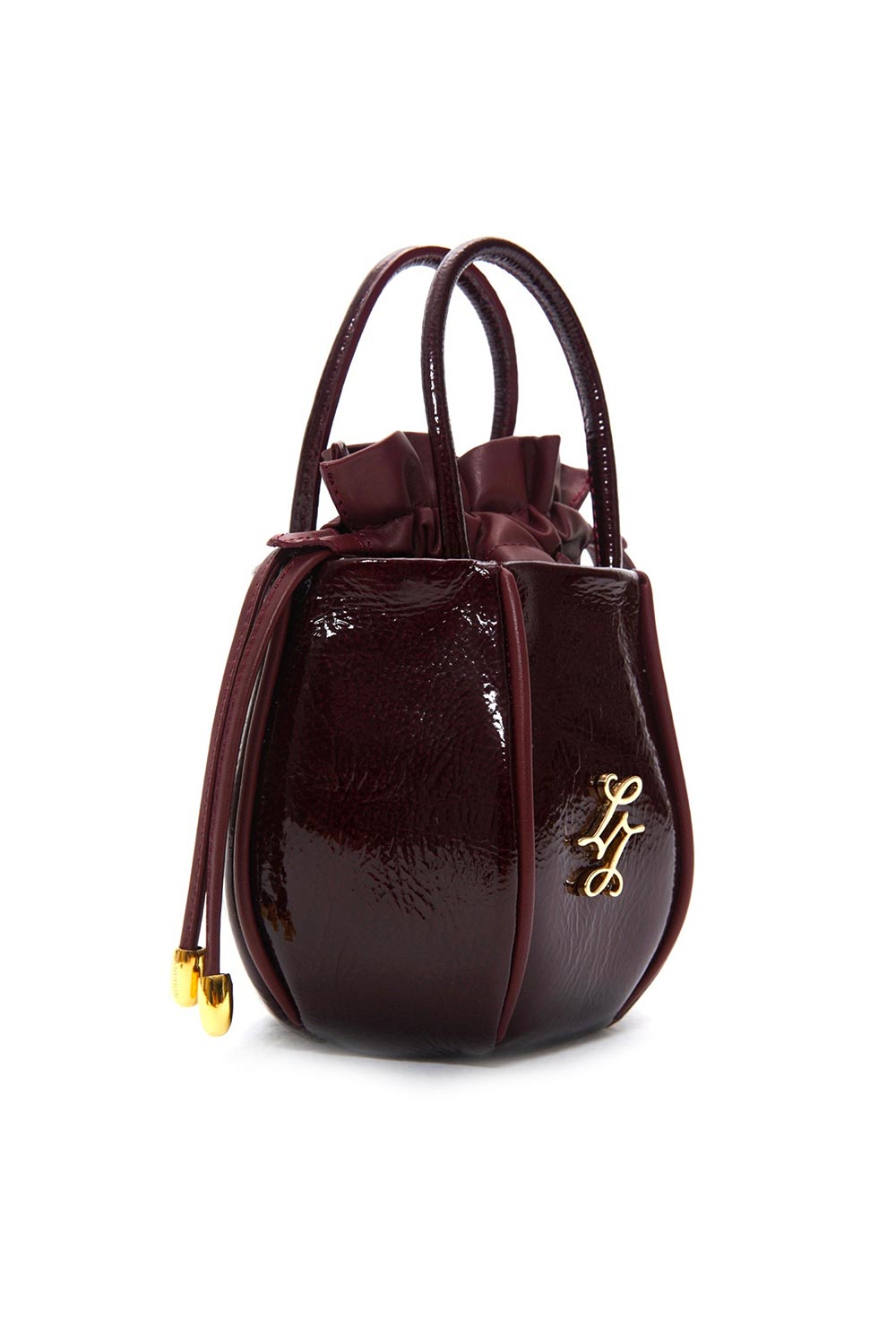 Lanurun-Alin Bordo Deri Kadın Omuz Çantası-Omuz Çantası-3-Milagron.com