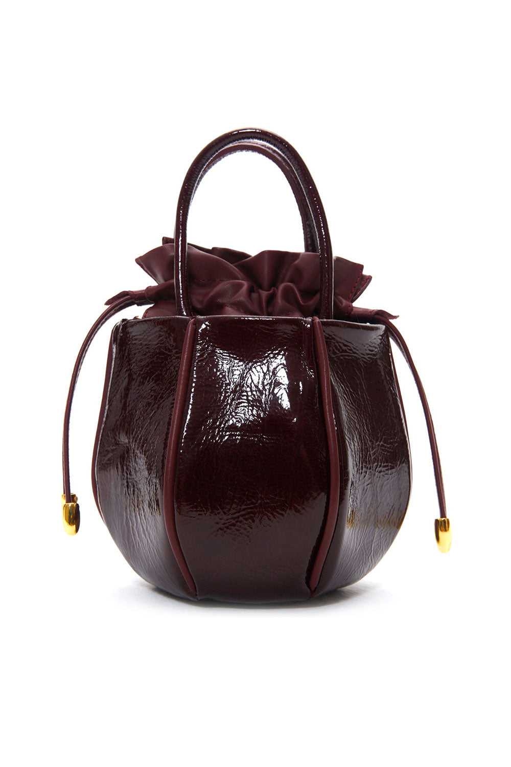 Lanurun-Alin Bordo Deri Kadın Omuz Çantası-Omuz Çantası-5-Milagron.com