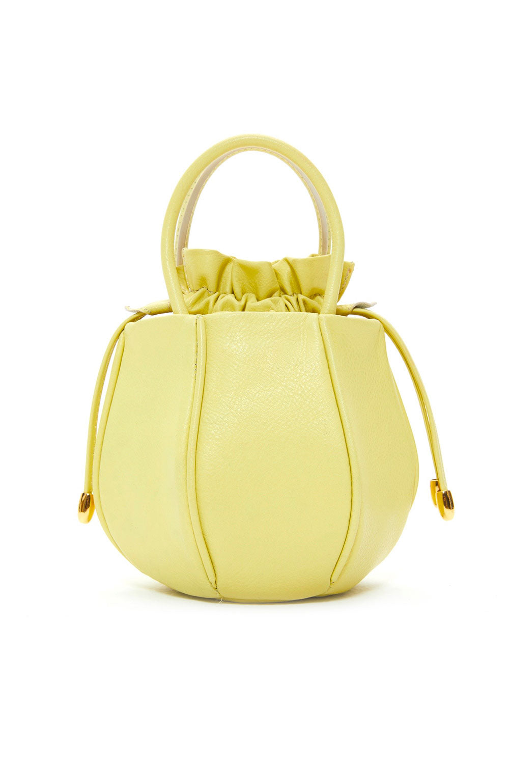 Lanurun-Alin Sarı Deri Kadın Omuz Çantası-Omuz Çantası-5-Milagron.com