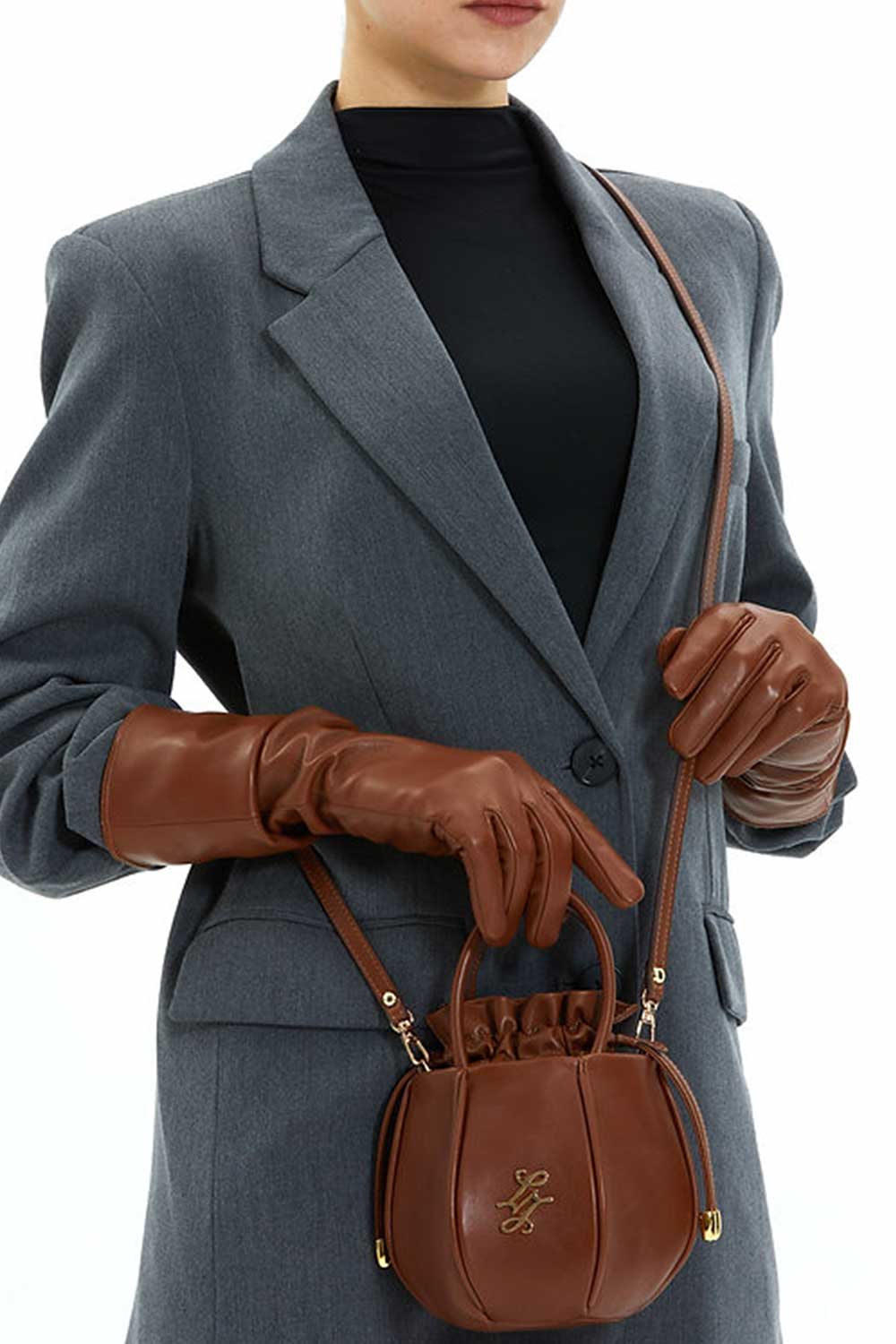 Lanurun-Alin Taba Deri Kadın Omuz Çantası-Omuz Çantası-2-Milagron.com