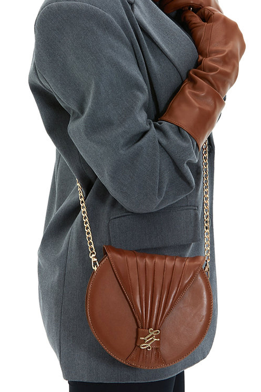 Lanurun-Anora Taba Deri Kadın Omuz Çantası-Omuz Çantası-5-Milagron.com