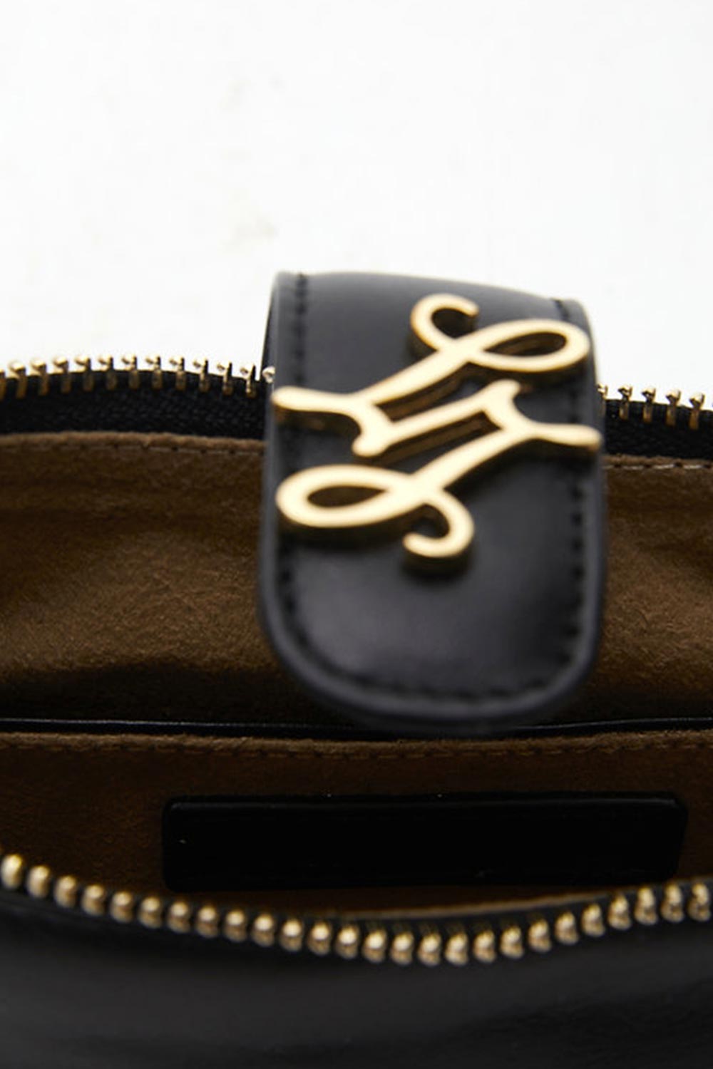 Lanurun-Ely Siyah Deri Kadın El Çantası-Omuz Çantası-4-Milagron.com