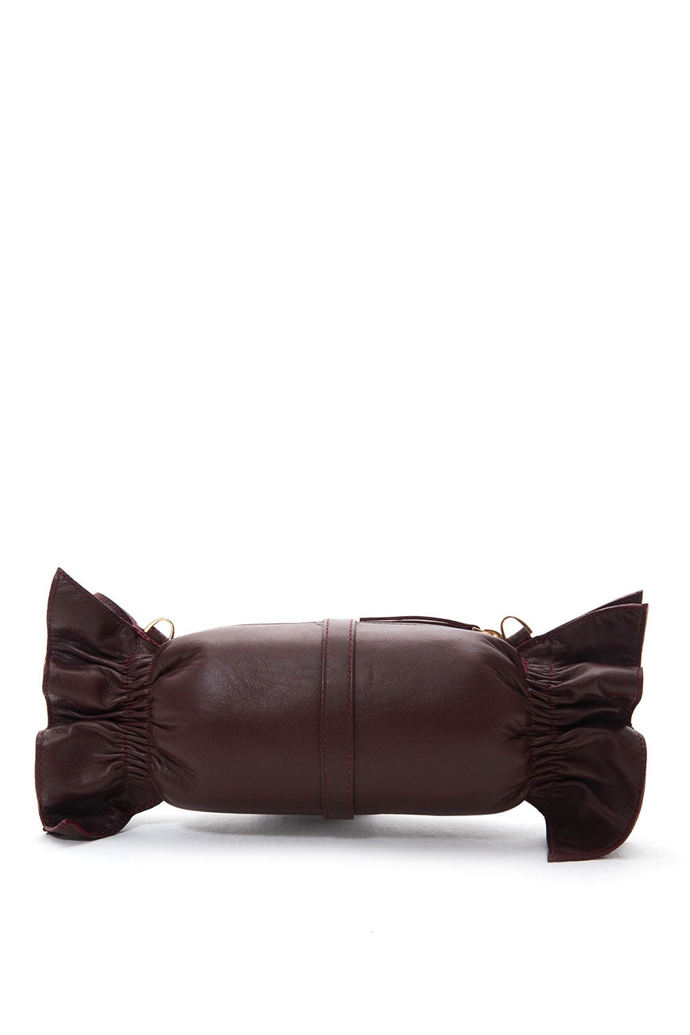 Lanurun-Loya Bordo Deri Kadın Omuz Çantası-Omuz Çantası-5-Milagron.com