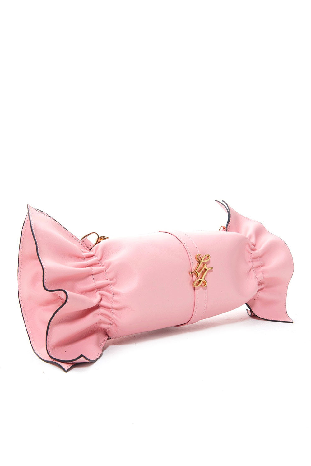 Lanurun-Loya Pembe Deri Kadın Omuz Çantası-Omuz Çantası-2-Milagron.com