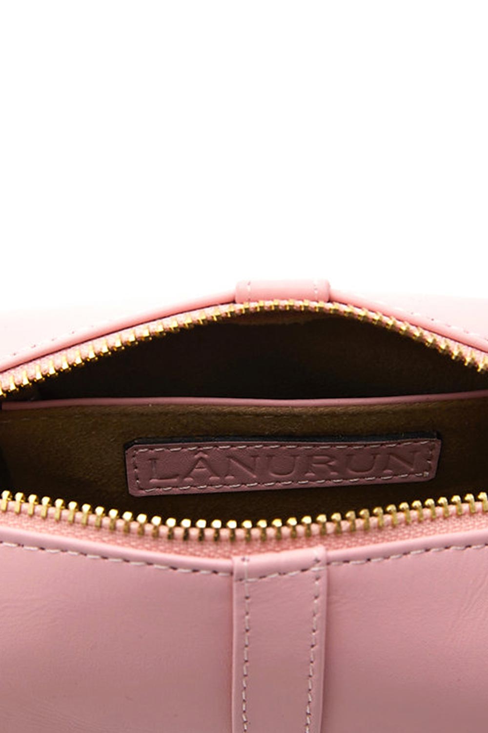 Lanurun-Loya Pembe Deri Kadın Omuz Çantası-Omuz Çantası-5-Milagron.com