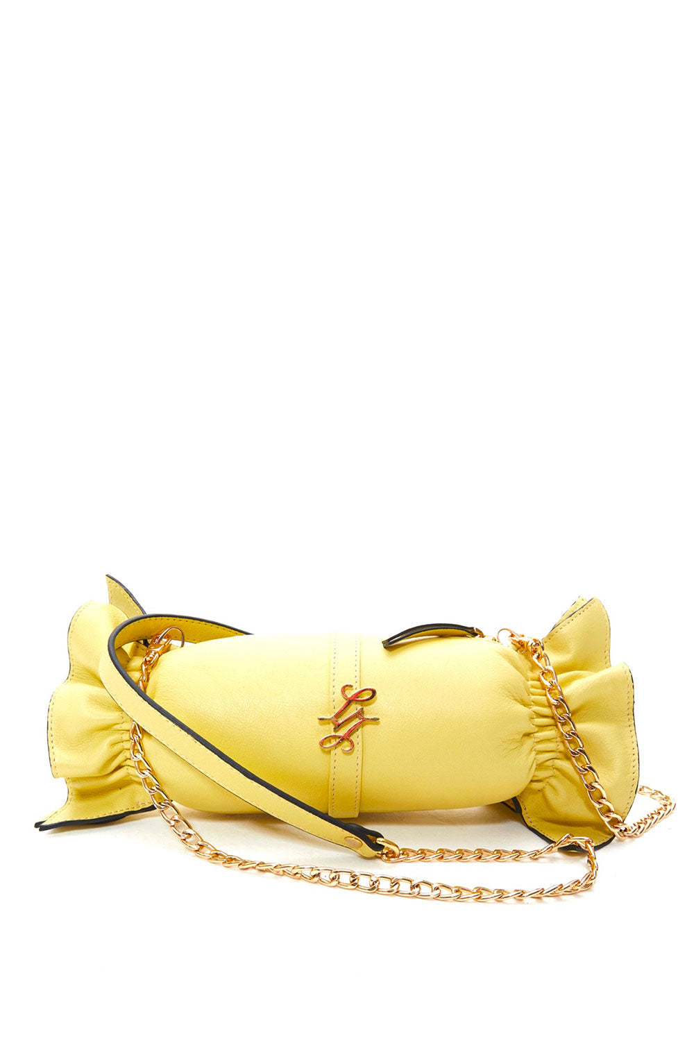 Lanurun-Loya Sarı Deri Kadın Omuz Çantası-Omuz Çantası-3-Milagron.com