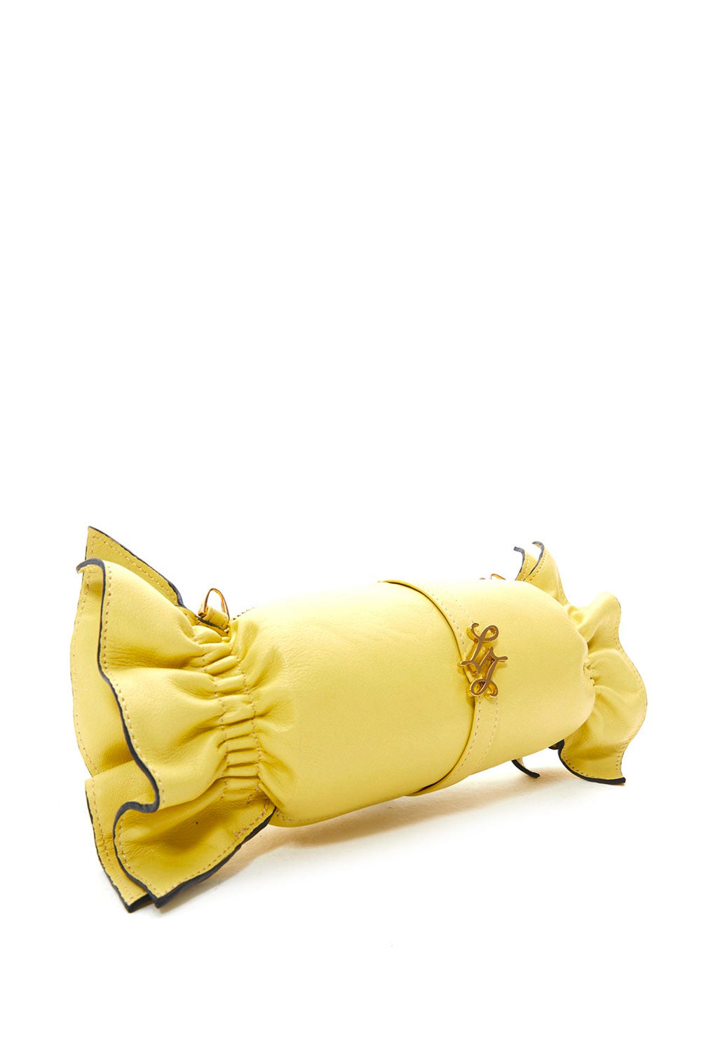 Lanurun-Loya Sarı Deri Kadın Omuz Çantası-Omuz Çantası-4-Milagron.com