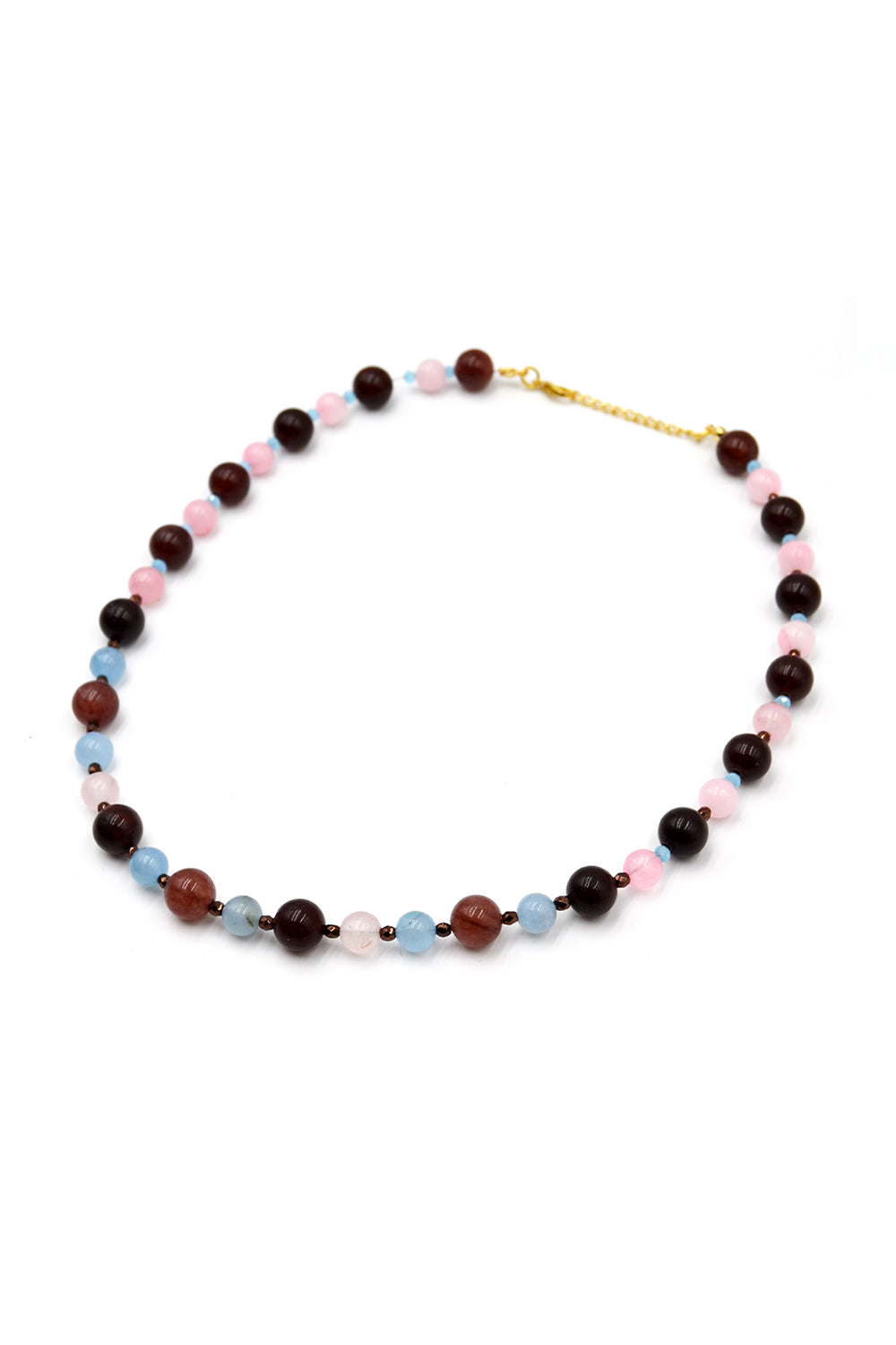 Akik & Kuvars Taşlı Kolye & Bileklik Seti - 2