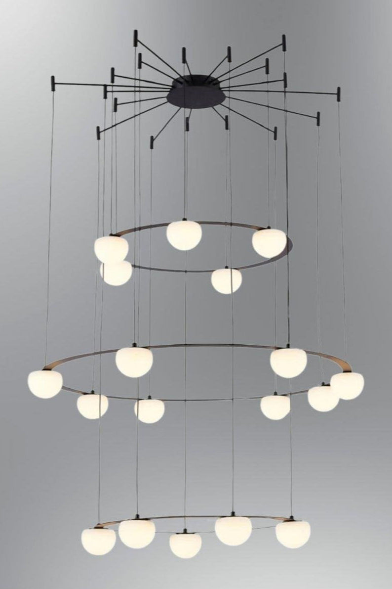 Lasttouch-2846 4 Sonic 4'lü Plafonyer Siyah-Avize-1-Milagron.com