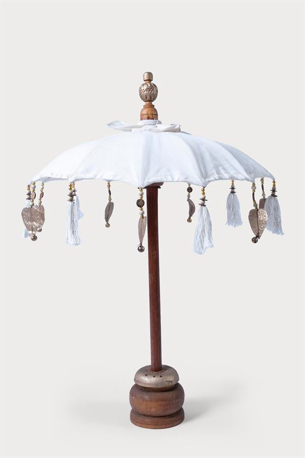 Lasttouch-Brisa Bali Şemsiyesi:Beyaz-Şemsiye-2-Milagron.com