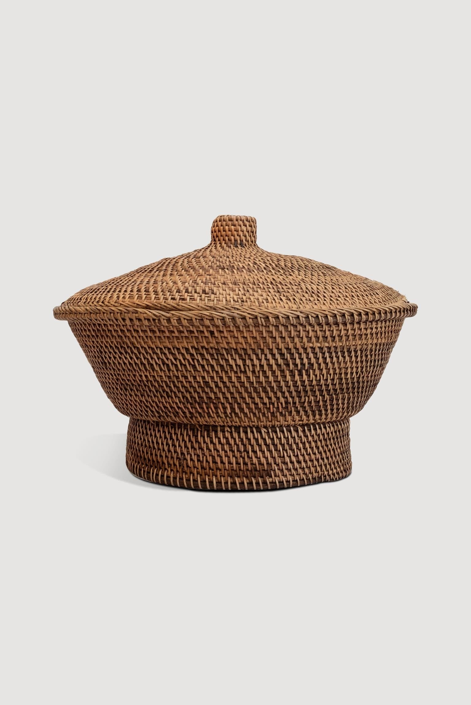 Lasttouch-Kapaklı Rattan Sepet-Sepet-1-Milagron.com