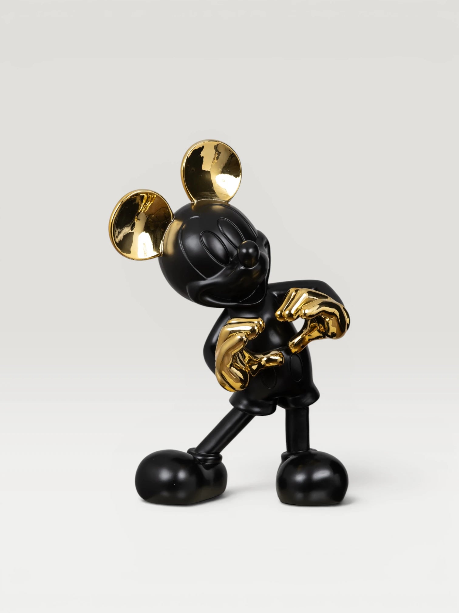 Love Mickey Dekoratif Obje - Black Silver