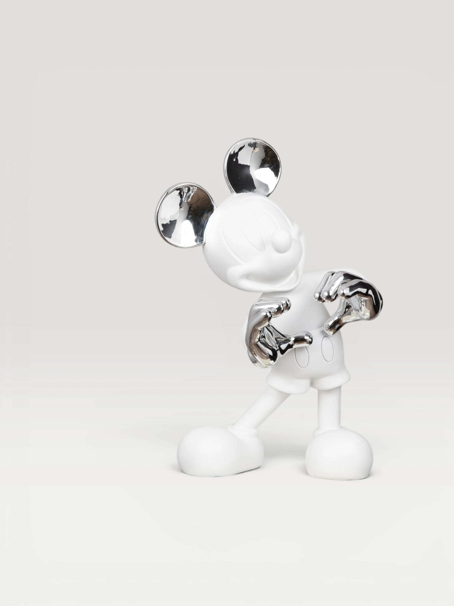 Love Mickey Dekoratif Obje - White Silver
