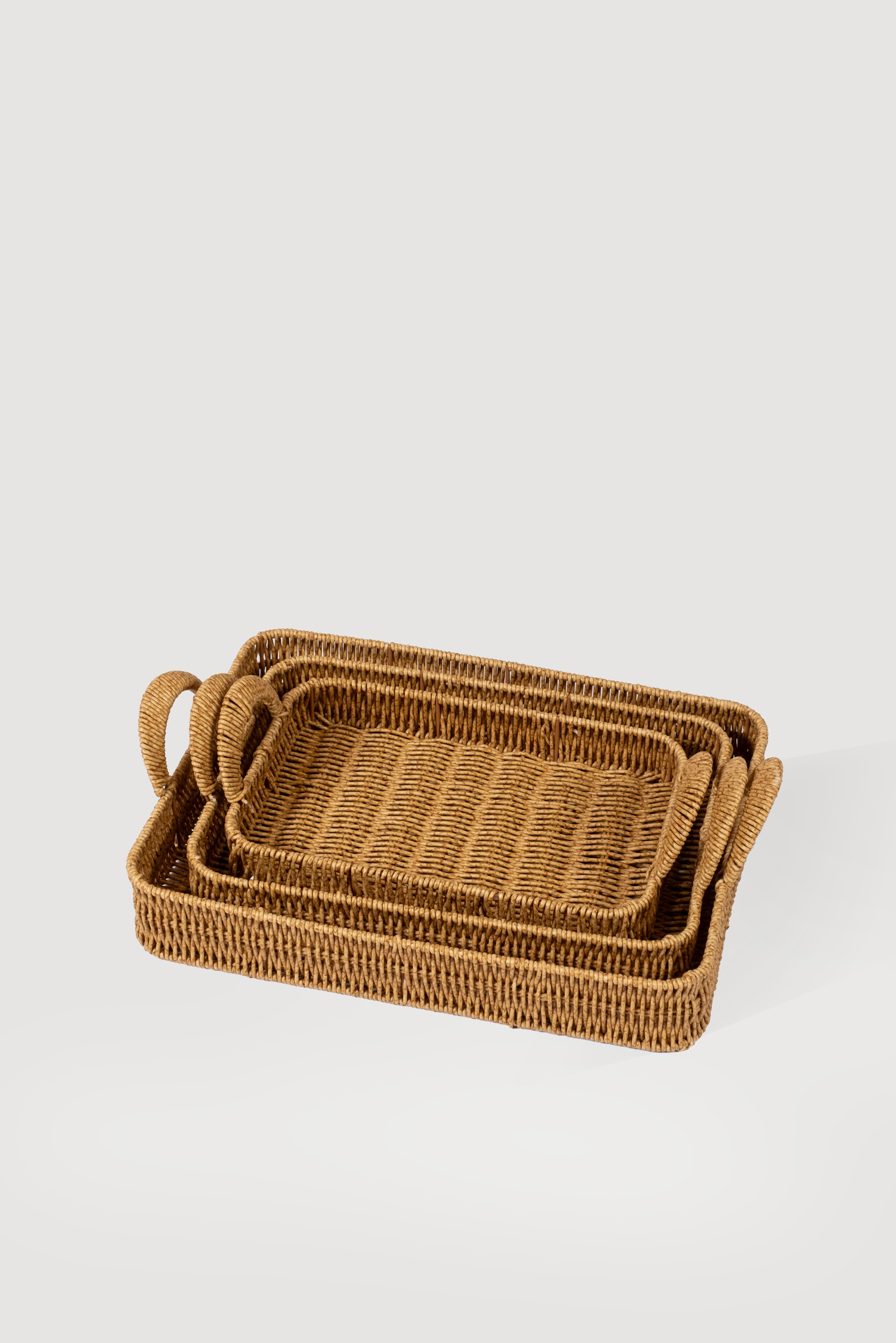 Lasttouch-Plateaux Rattan Tepsi Seti-Sunum Aksesuarları-3-Milagron.com