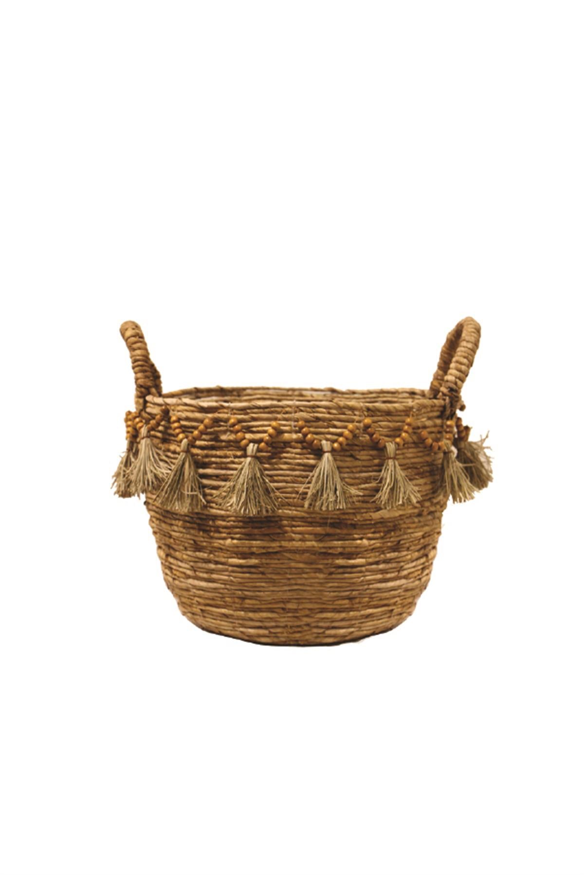 Lasttouch-Püsküllü Sepet Küçük-Sepet-1-Milagron.com