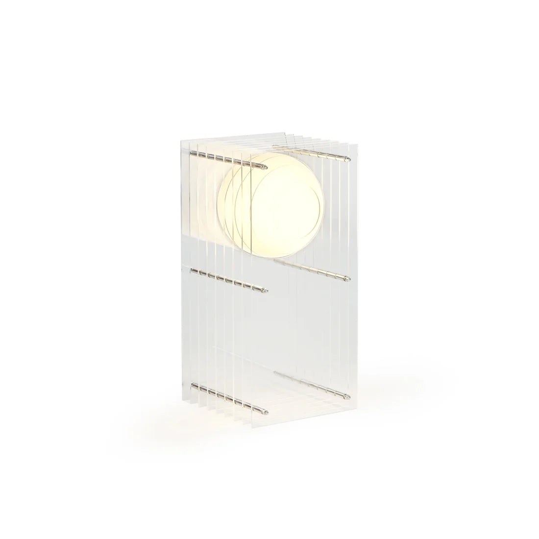 Lasttouch-Velora Masa Lambası, Şeffaf - 25x25x50 cm-Masa Lambası-1-Milagron.com