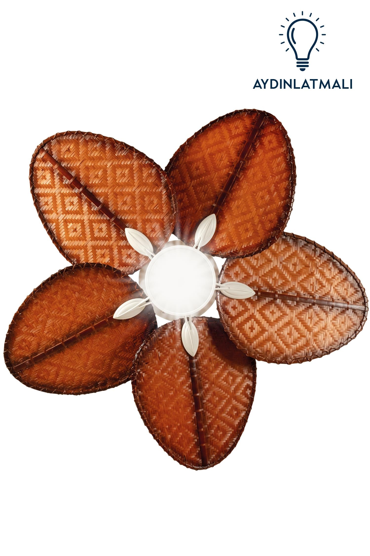 Lasttouch-Victor Beyaz Aydınlatmalı Tavan Vantilatörü-Aydınlatmalı Tavan Vantilatörleri-4-Milagron.com