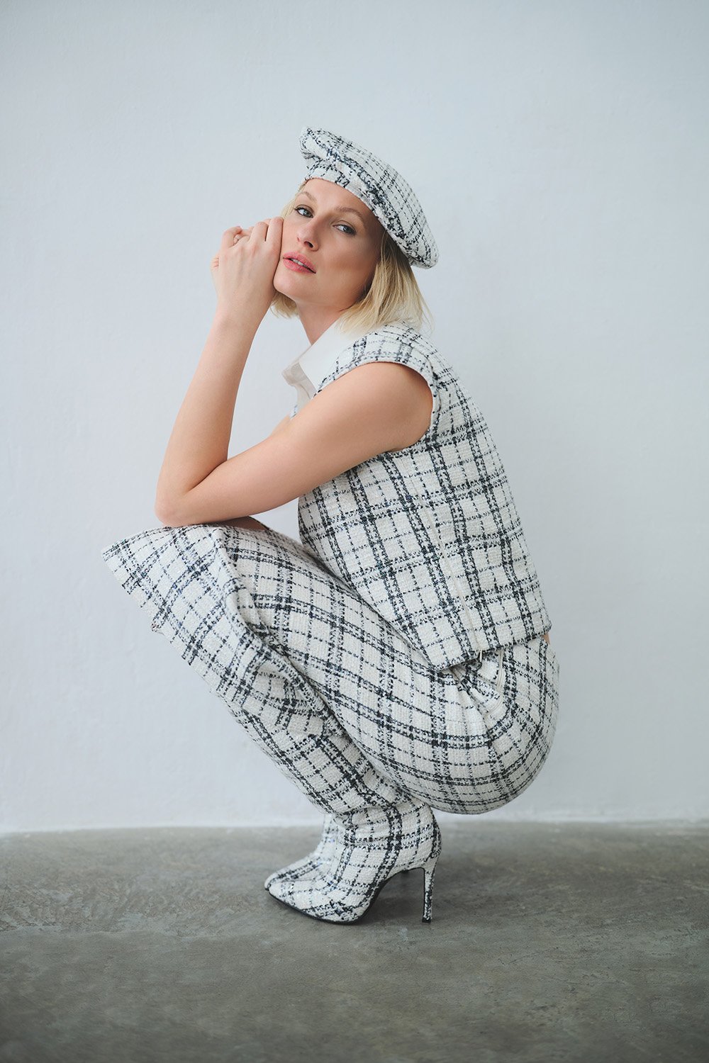 L'atelier Accract-Emily Beyaz Etek-Etek-1-Milagron.com