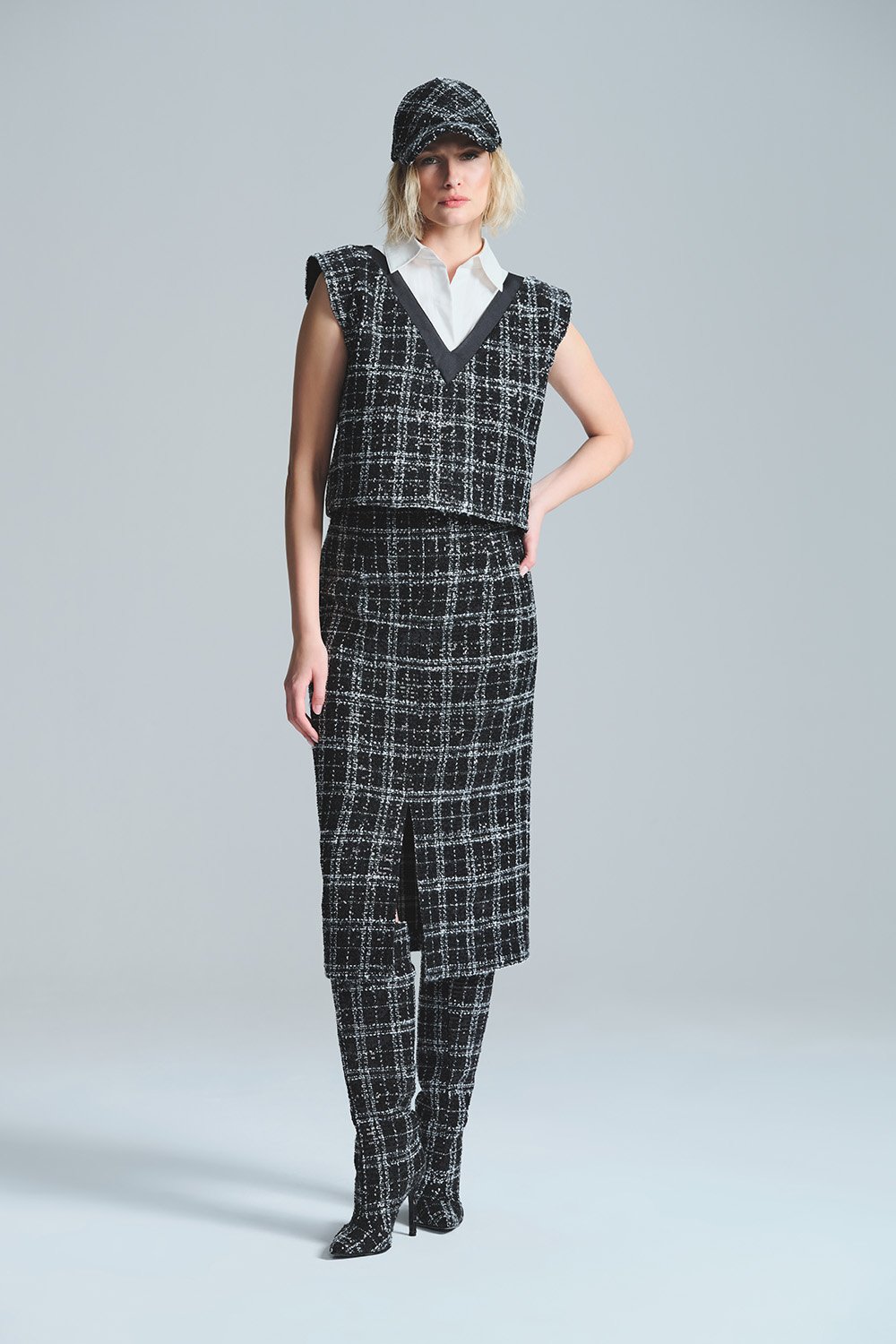 L'atelier Accract-Emily Si̇yah Tuni̇c-Top-4-Milagron.com