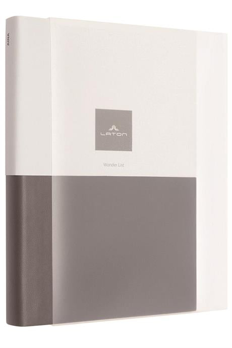 Laton-Laton Aina Siyah, A5, Tarihsiz Ajanda Ve Planlayıcı, Premium Termo Deri Yumuşak Kapak, 368 Sayfa-Defter-2-Milagron.com