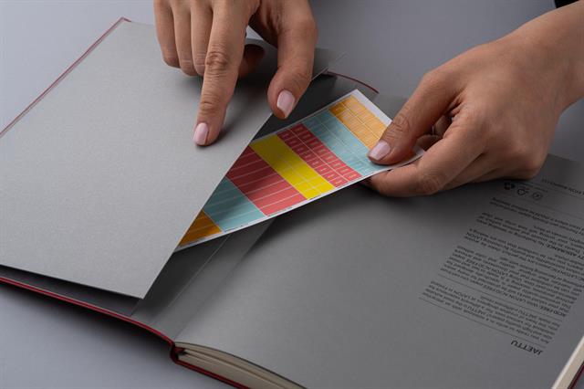 Laton-Laton Jaettu Sepra Dark Grey, B5, Indeksli Bölünmüş Not Defteri, Termo Deri Yumuşak Kapak, 192 Sayfa-Defter-3-Milagron.com