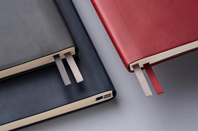 Laton-Laton Jaettu Sepra Dark Grey, B5, Indeksli Bölünmüş Not Defteri, Termo Deri Yumuşak Kapak, 192 Sayfa-Defter-6-Milagron.com