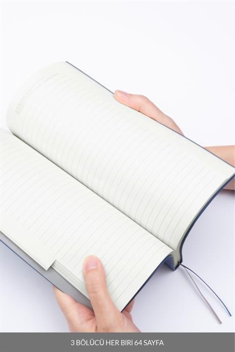 Laton-Laton Sepra Kırmızı, B5, Indeksli Bölünmüş Not Defteri, Termo Deri Yumuşak Kapak, 192 Sayfa-Defter-6-Milagron.com