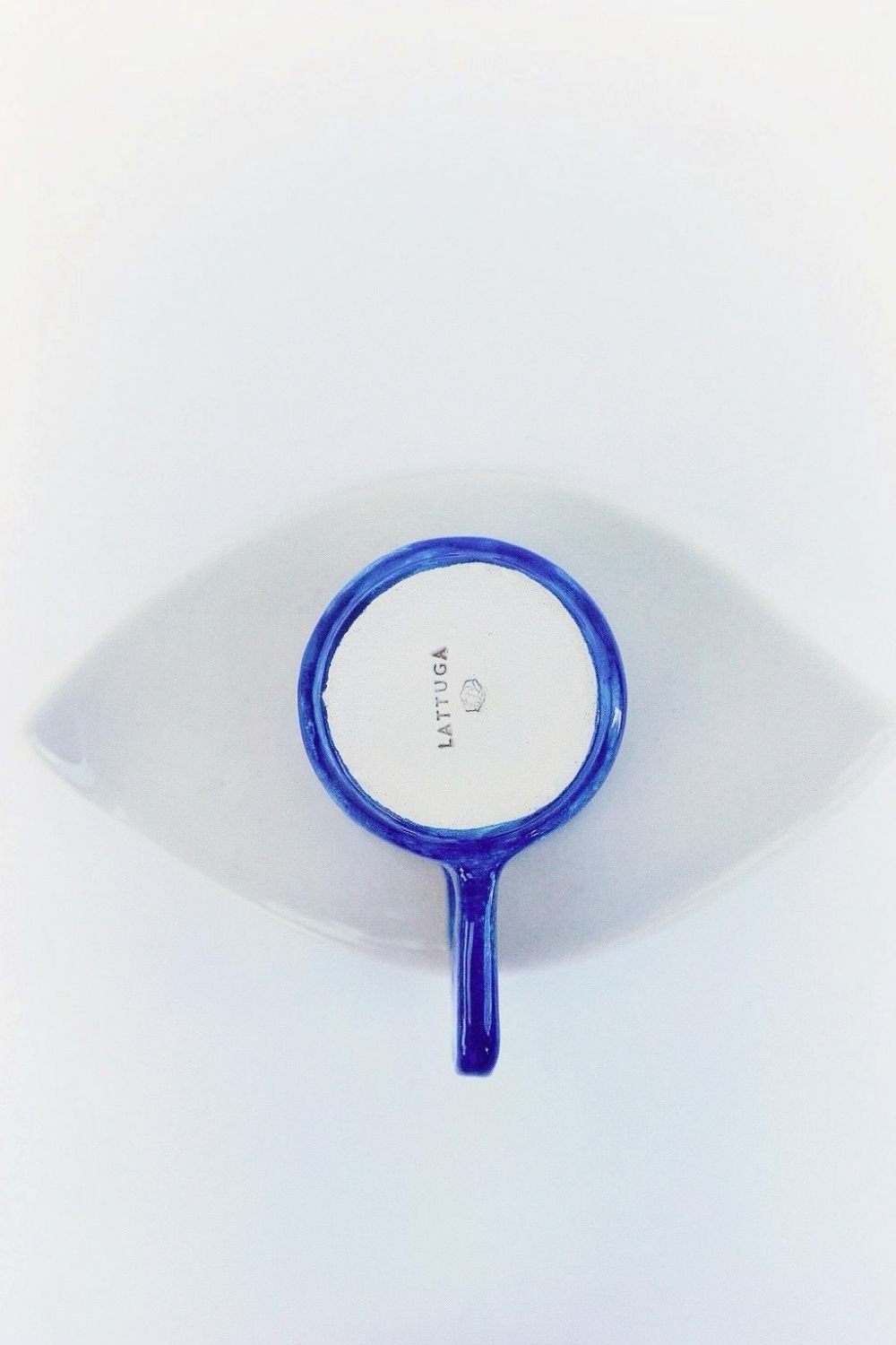 Lattuga Ceramics-Mavi Göz Türk Kahvesi Fincanı-Bardak-4-Milagron.com