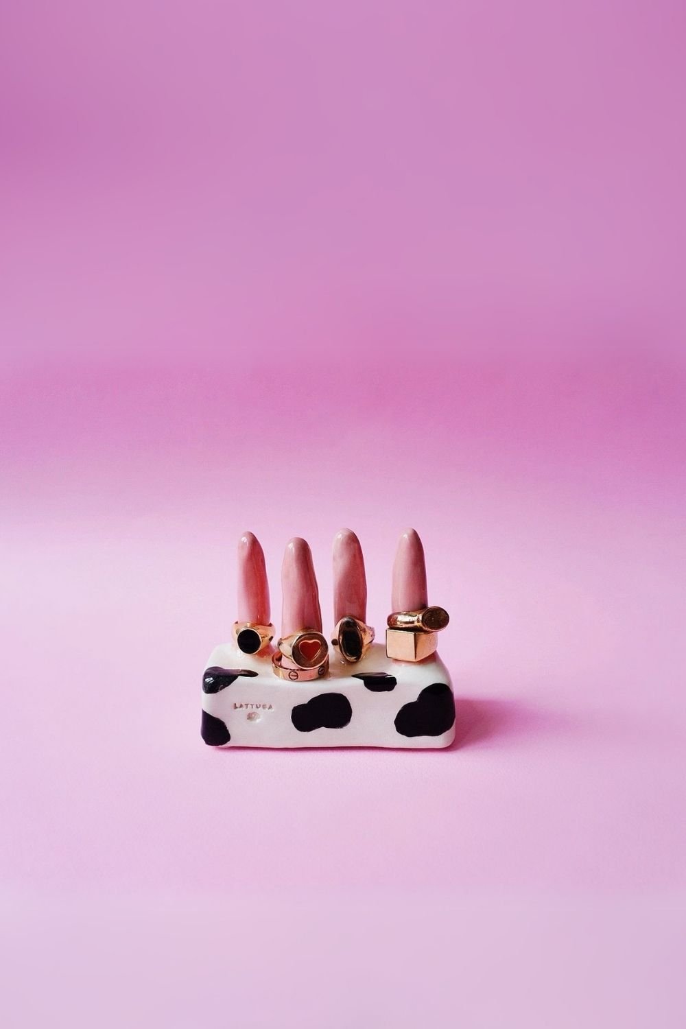 Lattuga Ceramics-Udder Yüzüklük-Takı Standı-2-Milagron.com