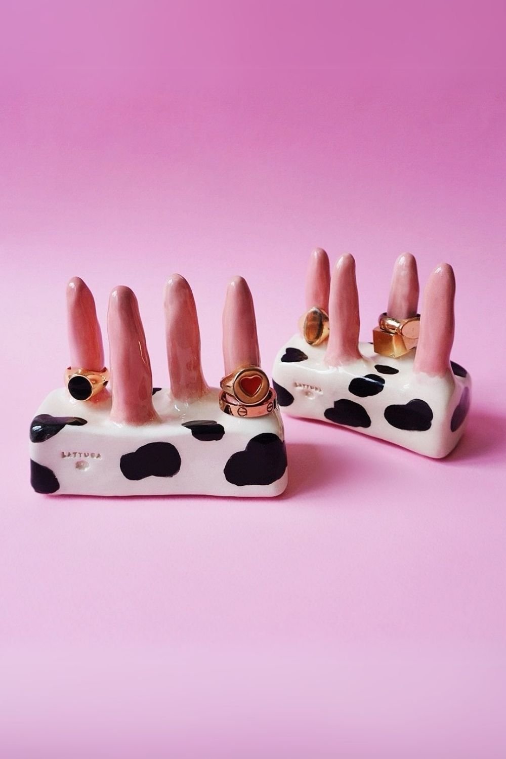 Lattuga Ceramics-Udder Yüzüklük-Takı Standı-3-Milagron.com