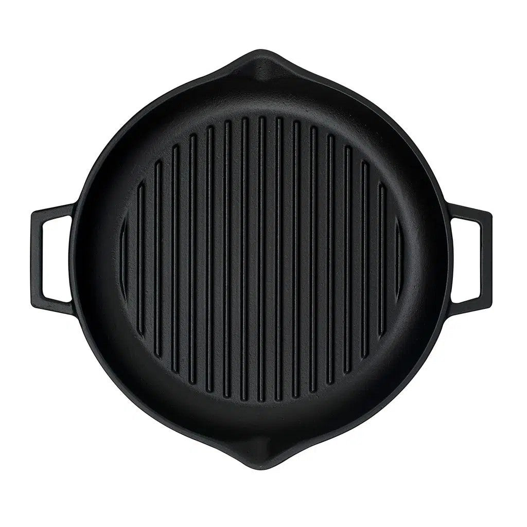 Lava Demir Döküm Yuvarlak Izgara Grill Tava 30 Cm Eco Gt 30 T5
