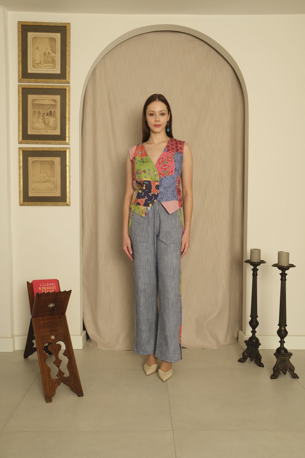 Le-Monade Dreams-Alice In Wonderland Pantolon-Pantolon-4-Milagron.com