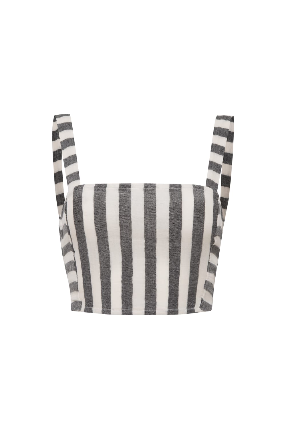 Le-Monade Dreams-Antrasit Çizgili Üst-Top-1-Milagron.com