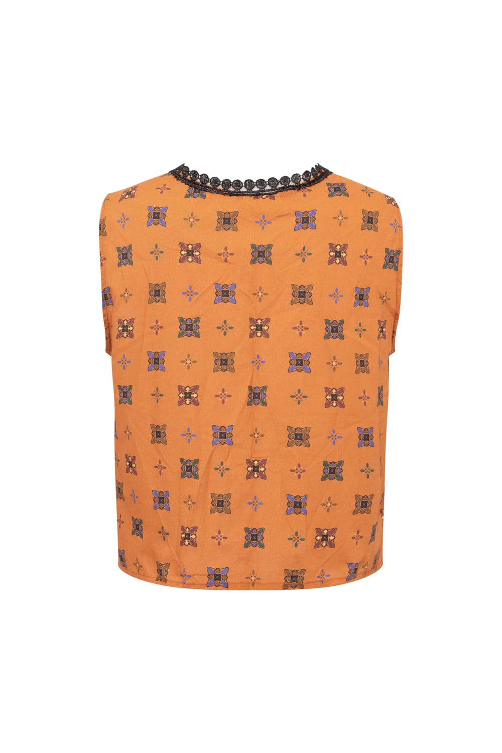 Le-Monade Dreams-Boyfriend Desenli Kenar Detaylı Yelek-Yelek-2-Milagron.com