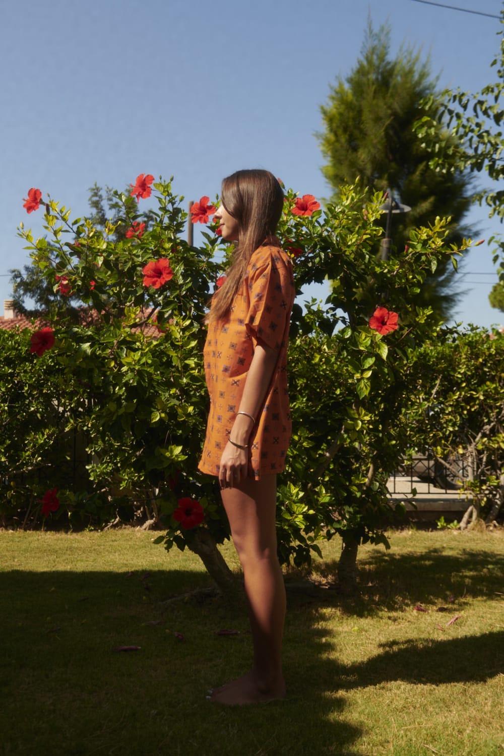 Le-Monade Dreams-Boyfriend Desenli Unisex Kısa Kol Gömlek-Gömlek-2-Milagron.com