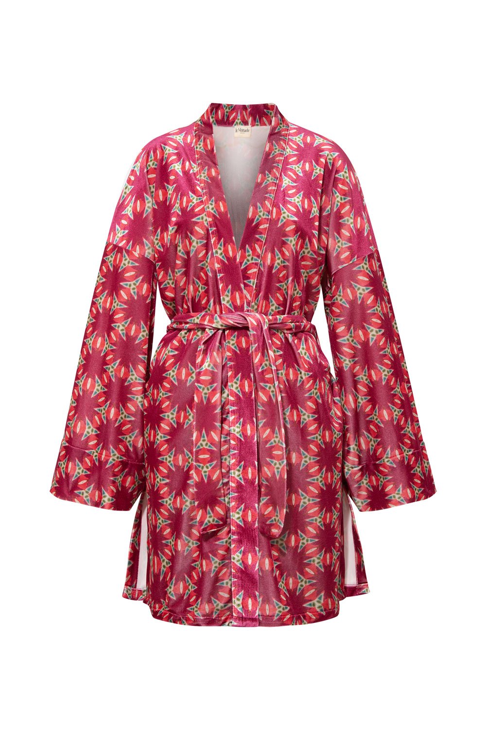 Le-Monade Dreams-Daiquiri Kadife Kimono-Kimono-1-Milagron.com