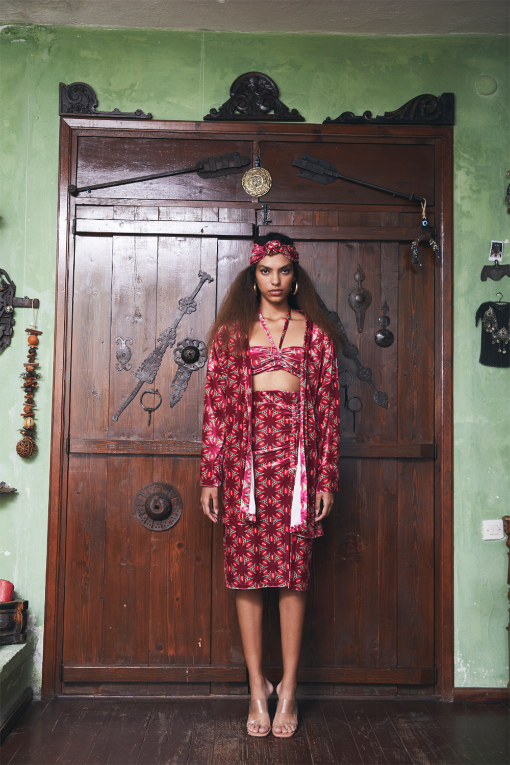 Le-Monade Dreams-Daiquiri Kadife Kimono-Kimono-3-Milagron.com