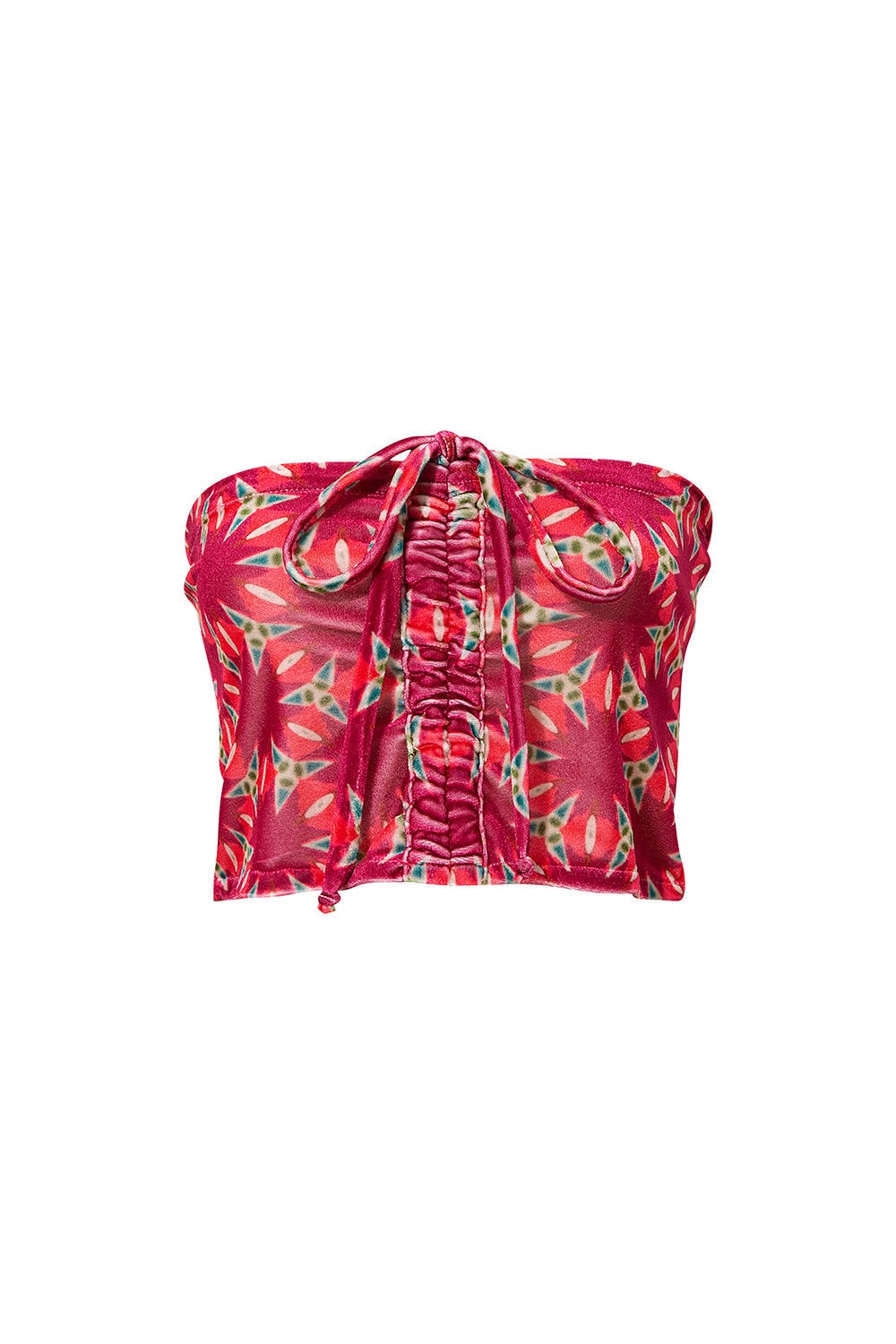 Le-Monade Dreams-Daiquiri Kadife Üst-Bluz-1-Milagron.com