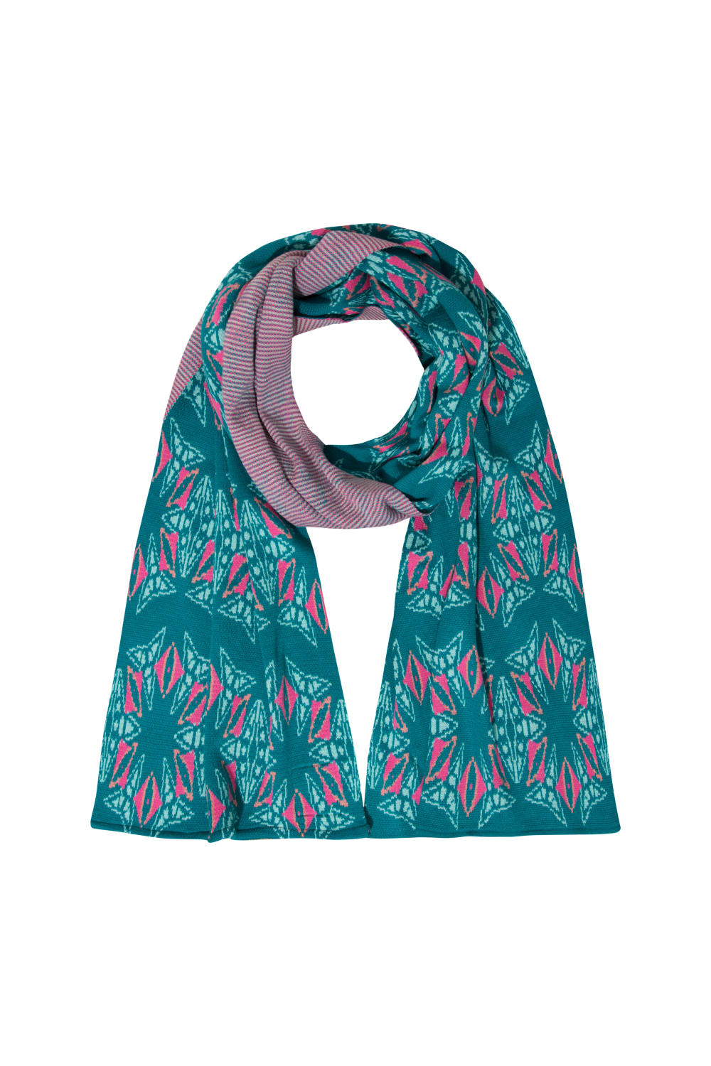 Le-Monade Dreams-Daiquiri Turkuaz Triko Atkı-Atkı-1-Milagron.com