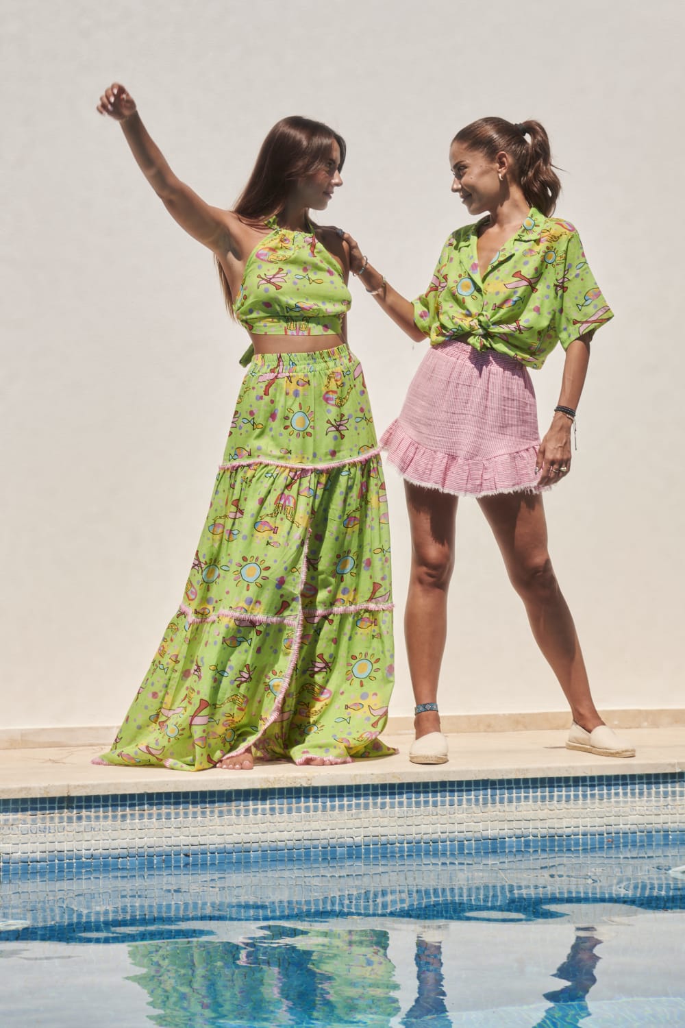 Le-Monade Dreams-Deniz Kızı Temalı Kısa Kol Gömlek-Gömlek-6-Milagron.com