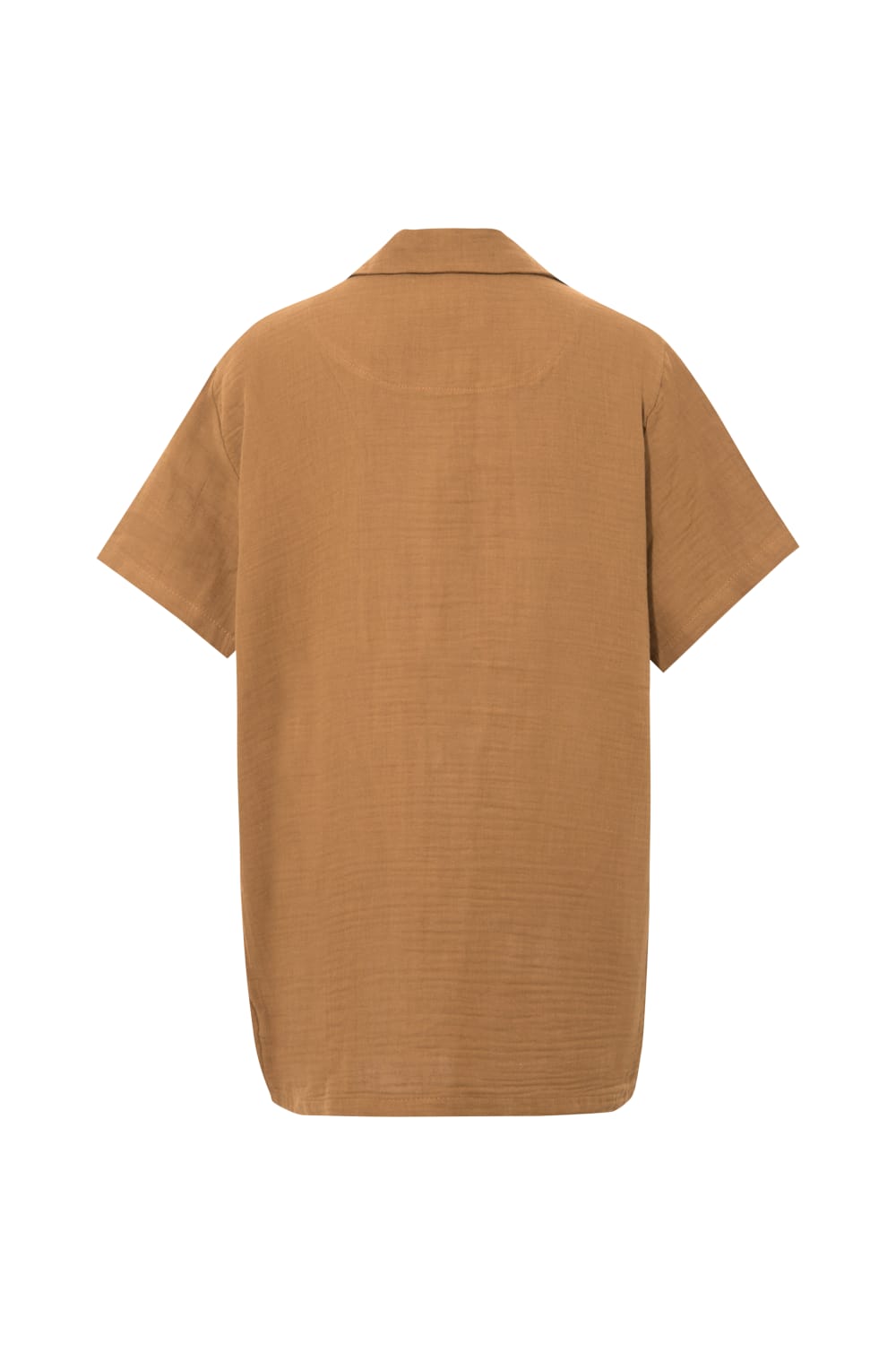 Le-Monade Dreams-Karamel Erkek Kısa Kol Gömlek-Gömlek-2-Milagron.com