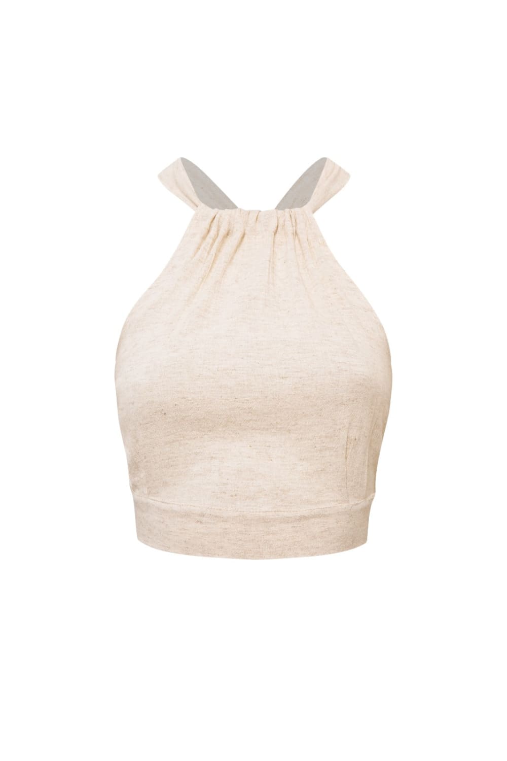 Le-Monade Dreams-Kenevir Halter Yaka Sırt Detaylı Üst-Bluz-1-Milagron.com