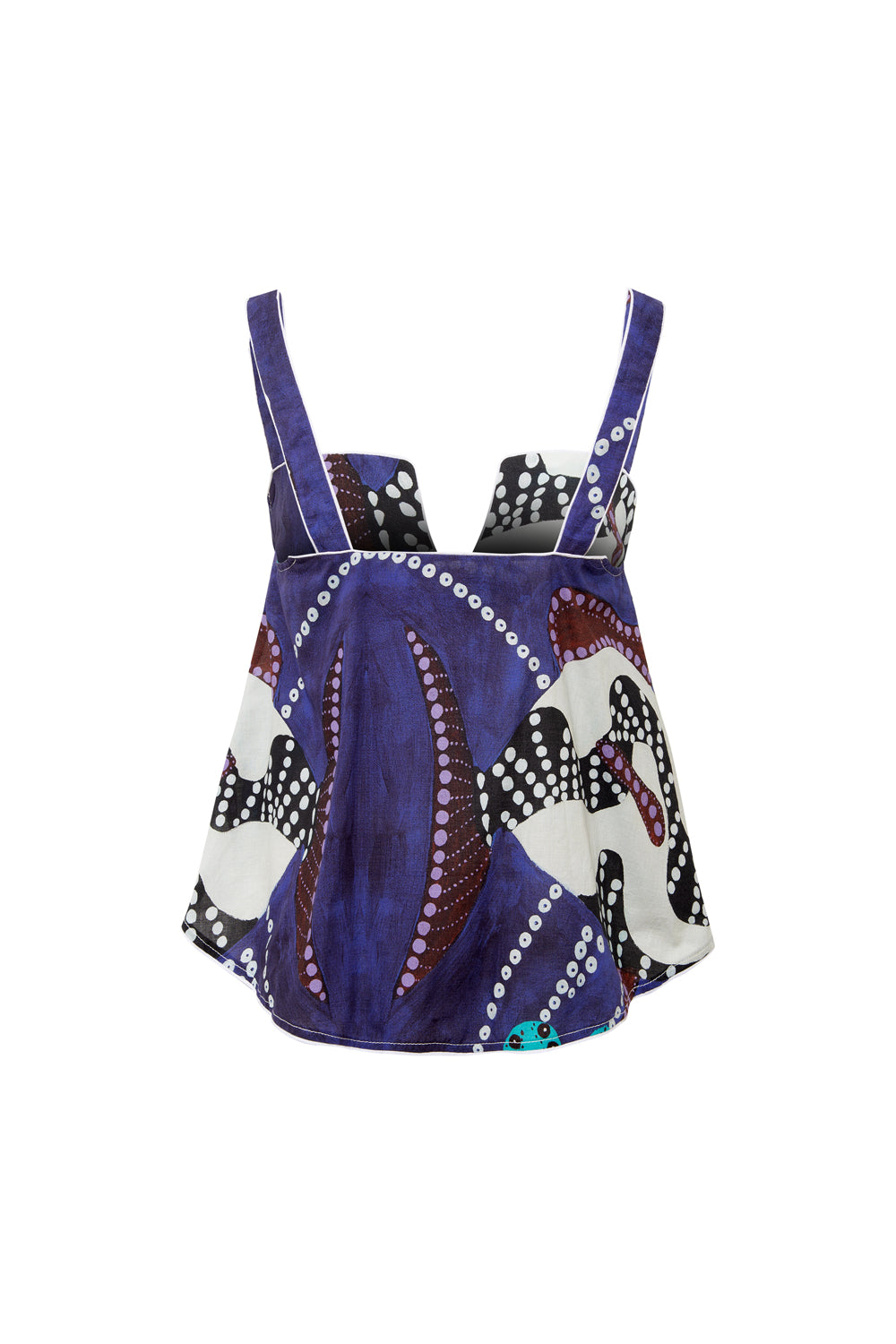 Manhattan Kare Yaka Volanlı Bluz - 4