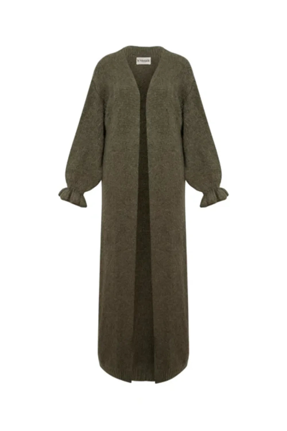 Le-Monade Dreams-Moher Haki Uzun Hırka-Kazak & Triko-1-Milagron.com